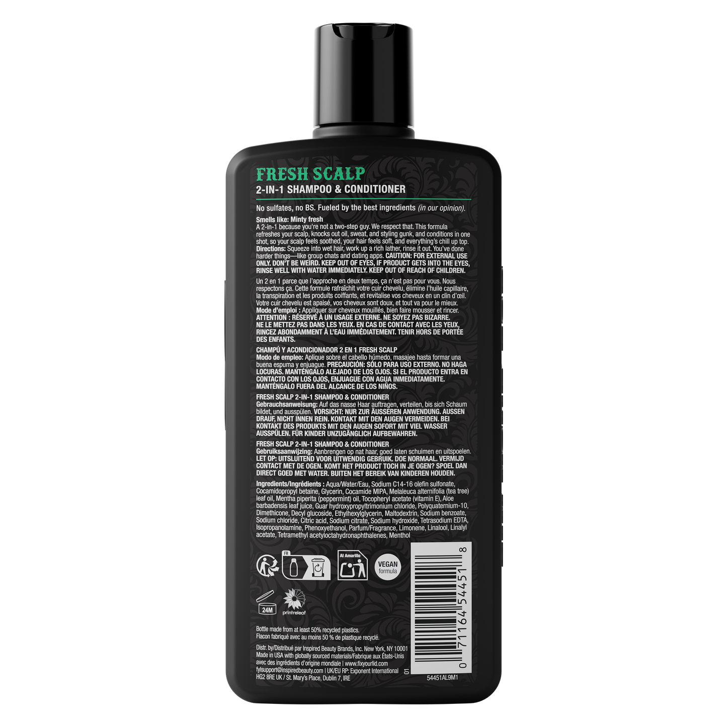 FRESH SCALP 2-IN-1 SHAMPOO & CONDITIONER