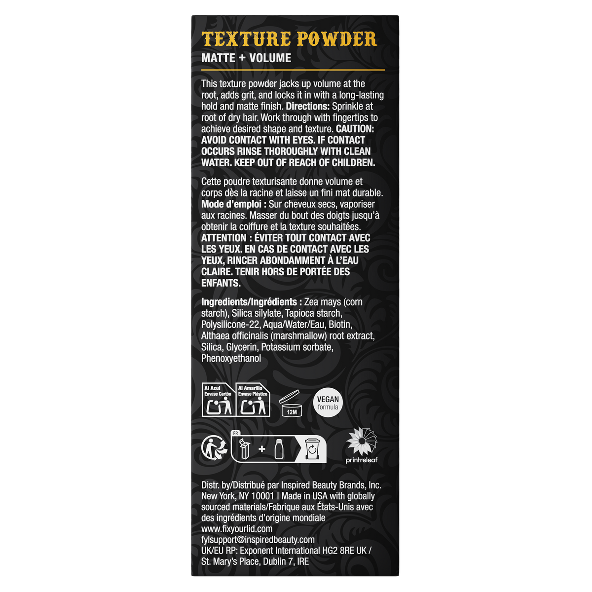 TEXTURE POWDER – Fix Your Lid
