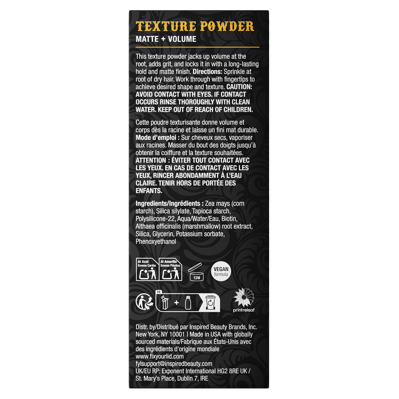 TEXTURE POWDER – Fix Your Lid