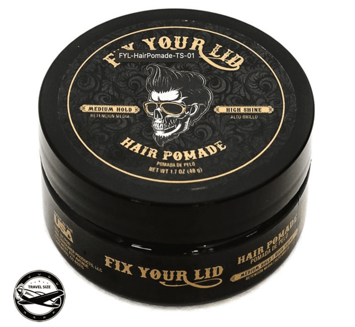 NEW* LOT OF 2 FIX YOUR LID HAIR POMADE MEDIUM HOLD AND HIGH SHINE