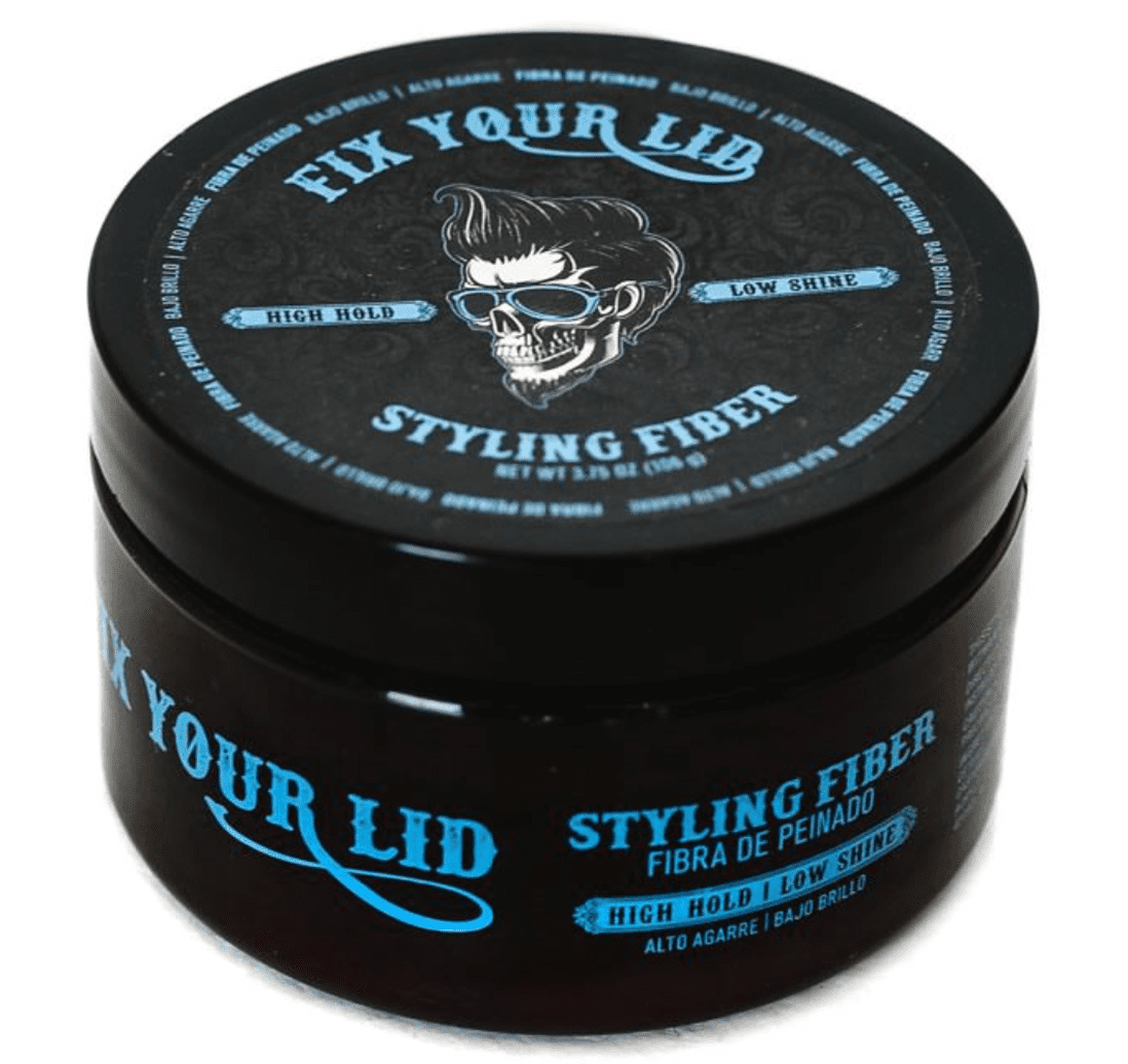Fix You Lid High Hold Styling Fiber 1.7oz Mens Hair Cream with Low